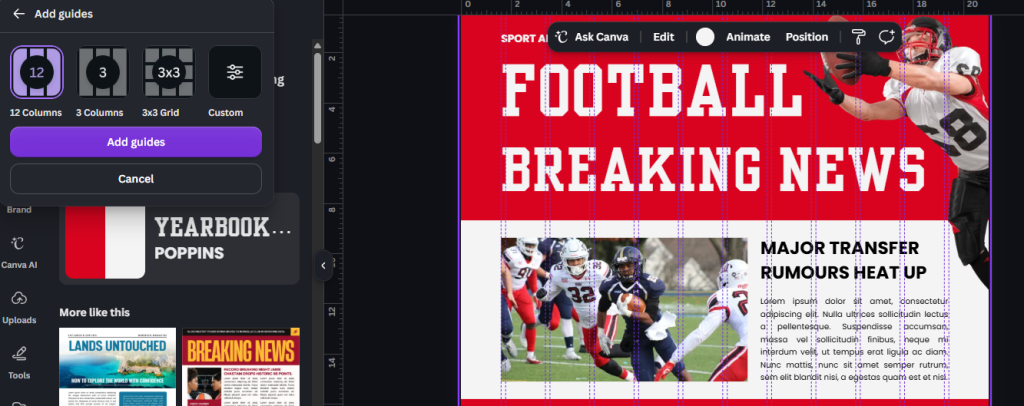 Working with Grids in Canva - CiptaVisual