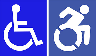 redesigned wheelchair symbol