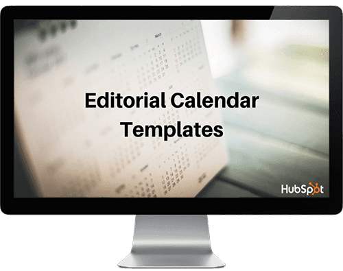 Template kalender editorial blog untuk Pemasaran Konten dari HubSpot