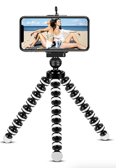 tip fotografi produk: gunakan tripod tradisional atau fleksibel saat memotret produk Anda