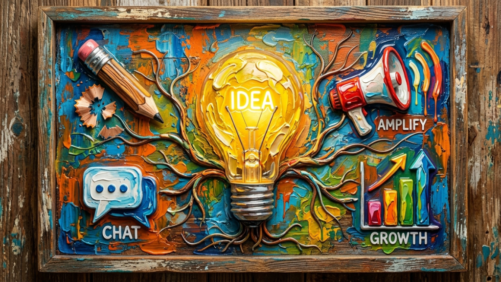 AI-assisted marketing workflow concept for small creative teams - ciptavisual.com